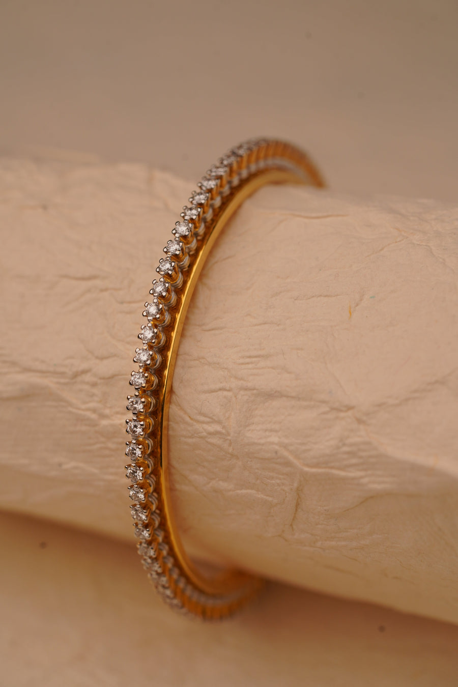 Diamond Bangle — front view