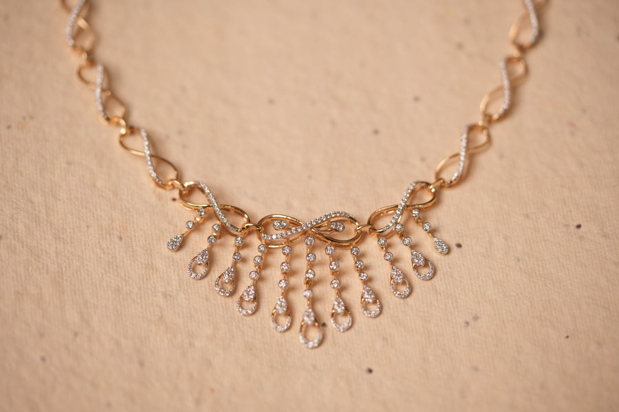 Diamond Necklace Set — alternate view