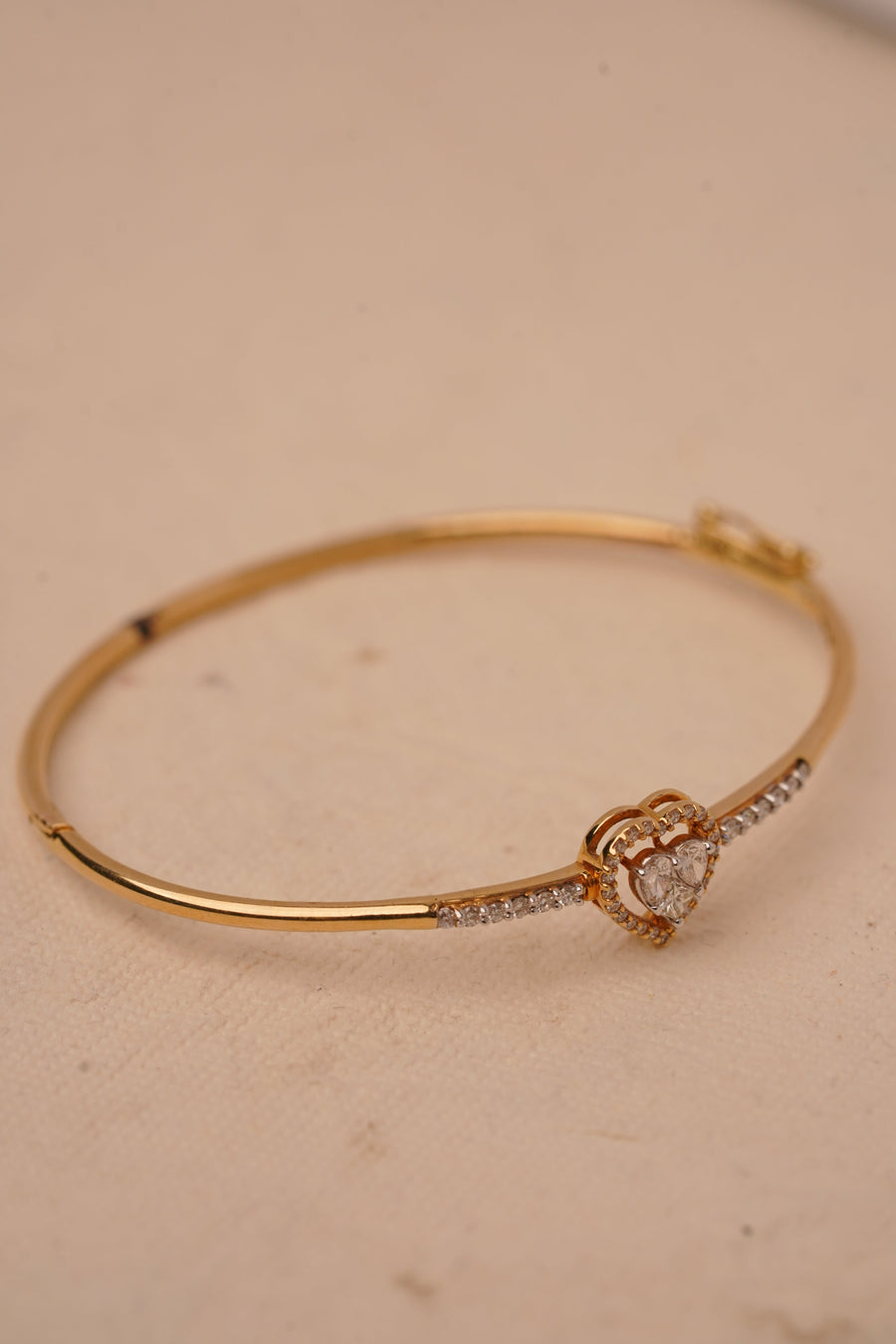 Diamond Heart Bracelet — alternate view